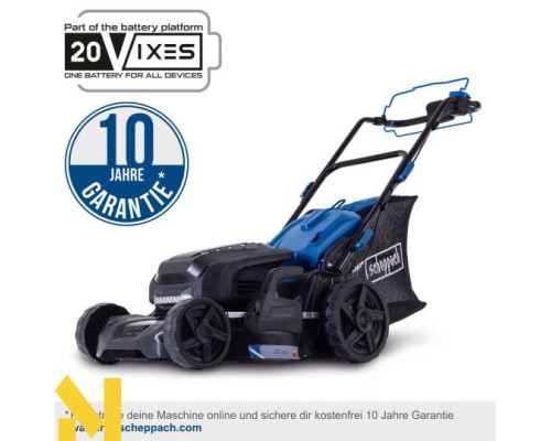 Газонокосарка акумуляторна Scheppach MP470-X SET XL2x2