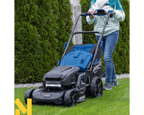 Газонокосарка акумуляторна Scheppach MP470-X SET XL2x2