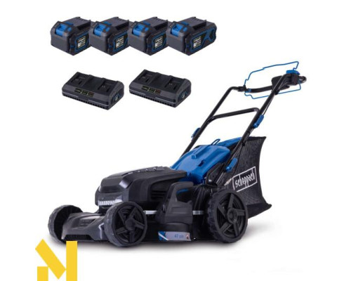 Газонокосарка акумуляторна Scheppach MP470-X SET XL2x2