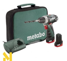 Акумуляторний дриль-шуруповерт Metabo PowerMaxx BS Basic 2х2,0 Ач в сумці
