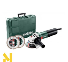 Болгарка (шліфмашина кутова) Metabo WEQ 1400-125 Set