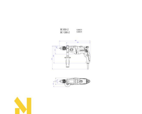 Дриль Metabo BE 850-2
