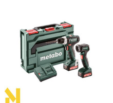 Шуруповерт акумуляторний Metabo PowerMaxx BS 12 V BS Basic Set + ULA (601036900)