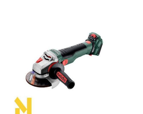 Болгарка (кутова шліфмашина) акумуляторна Metabo WVB 18 LTX BL 15-125 Quick (без АКБ та ЗП + MetaBox)