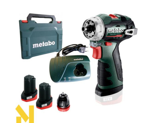 Дриль-шуруповерт акумуляторний Metabo PowerMaxx BS BL Q (601749500)