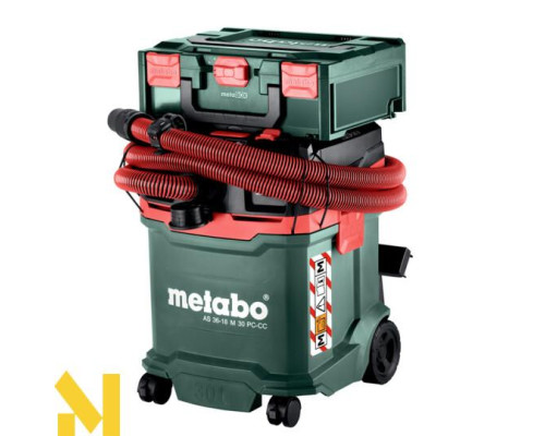 Пилосос акумуляторний Metabo AS 36-18 M 30 PC-CC (без АКБ та ЗП)