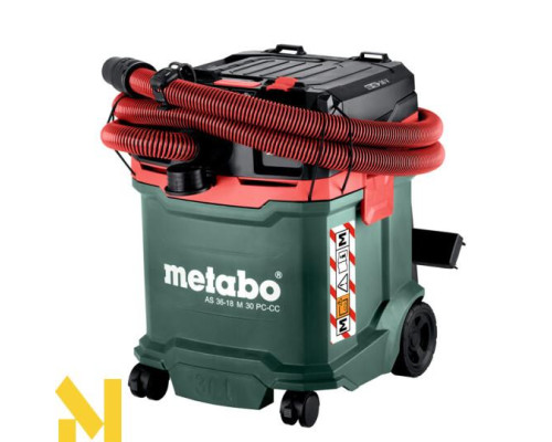 Пилосос акумуляторний Metabo AS 36-18 M 30 PC-CC (без АКБ та ЗП)