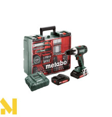 Дриль-шуруповерт акумуляторний Metabo BS 18 LT Set Mobile Workshop