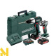 Дриль-шуруповерт ударний акумуляторний Metabo SB 18 LT Set + ліхтар + набір біт (602103610)