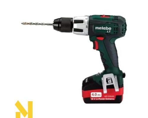Дриль-шуруповерт ударний акумуляторний Metabo SB 18 LT Set + ліхтар + набір біт (602103610)