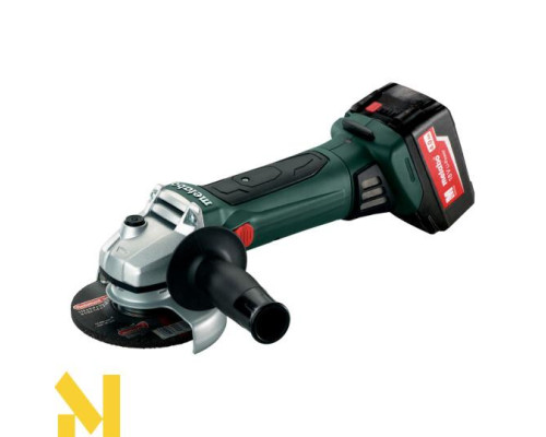 Болгарка (кутова шліфмашина) акумуляторна Metabo W 18 LTX 125 4.0 Аг