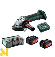 Болгарка (кутова шліфмашина) акумуляторна Metabo W 18 LTX 125