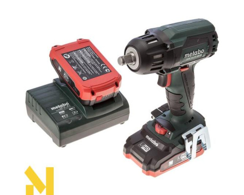 Гайковерт акумуляторний Metabo SSW 18 LTX 400 BL (LiHD 2x4.0 Аг)