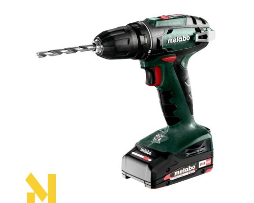 Шуруповерт акумуляторний Metabo BS 18 (2 Аг)