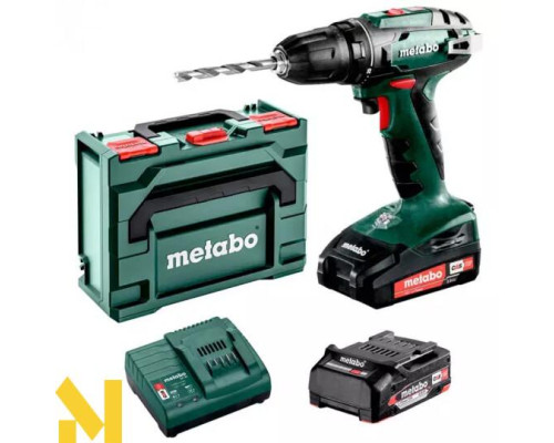 Шуруповерт акумуляторний Metabo BS 18 (2 Аг)