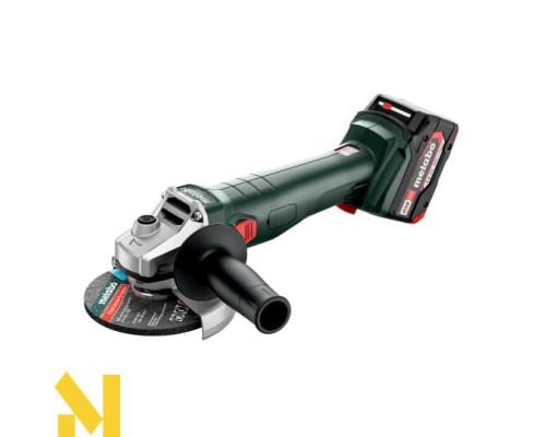 Болгарка (кутова шліфмашина) акумуляторна Metabo W 18 L 9-125 + 2x4,0 Аг MetaBox