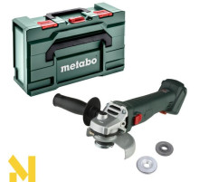 Болгарка (кутова шліфмашина) акумуляторна Metabo W 18 L 9-125 Quick (без АКБ та ЗП + MetaBox)