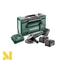 Болгарка (кутова шліфмашина) акумуляторна Metabo W 18 L 9-125 Quick