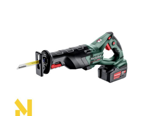 Пила шабельна акумуляторна Metabo SSE 18 LTX BL + 2x5,2 Аг та кейс
