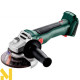 Болгарка (кутова шліфмашина) акумуляторна Metabo W 18 L BL 9-125 (без АКБ та ЗП, + Кейс)