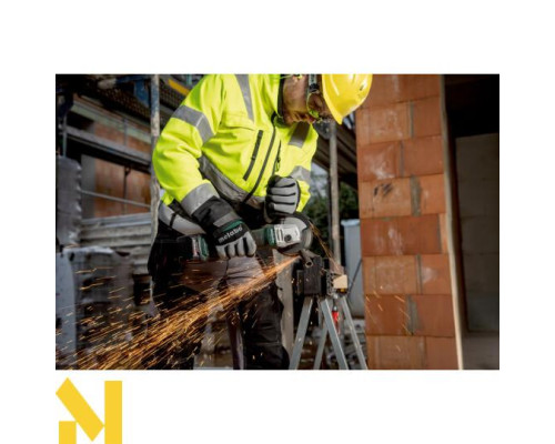 Болгарка (кутова шліфмашина) акумуляторна Metabo W 18 L BL 9-125 (без АКБ та ЗП)