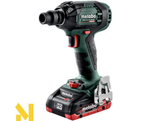 Гайковерт акумуляторний Metabo SSW 18 LTX 300 BL (LiHD 2x4.0 Аг)