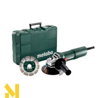 Болгарка (шліфмашина кутова) Metabo W 750-125 Set (603605510)