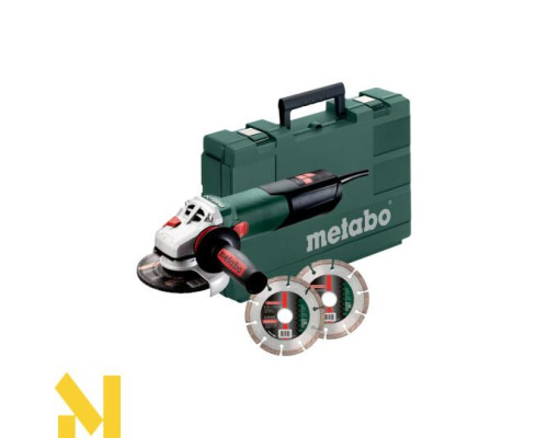Болгарка (шліфмашина кутова) Metabo W 13-125 Quick Set (603627510)