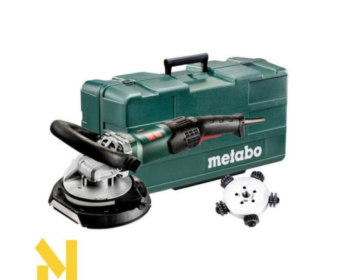 Шліфмашина по штукатурці Metabo RFEV 19-125 RT + Фрезерна головка із гострими зубами
