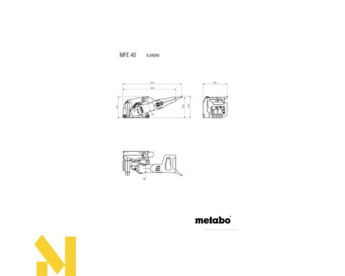 Штроборіз Metabo MFE 40