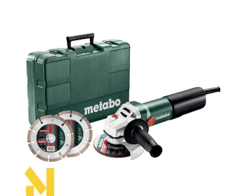 Болгарка (кутова шліфмашина) Metabo WQ 1100-125 Set