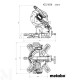 Пила торцювальна Metabo KS 216 M SET