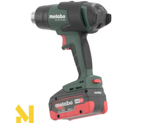 Фен технічний акумуляторний Metabo HG 18 LTX 500 (без АКБ та ЗП, +MetaBox)