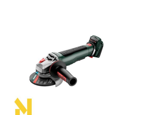 Болгарка (кутова шліфмашина) акумуляторна Metabo WPB 18 LT BL 11-125 Quick (без АКБ та ЗП + MetaBox)