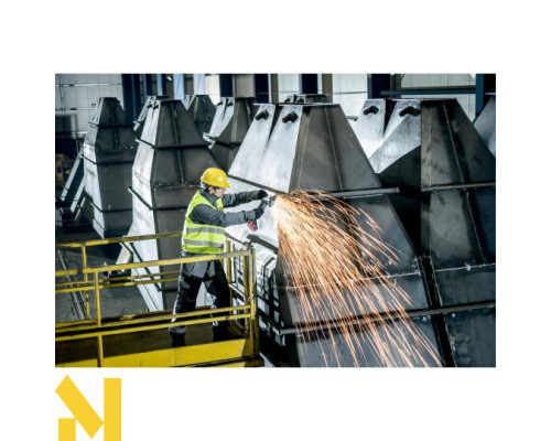 Болгарка (кутова шліфмашина) акумуляторна Metabo WB 18 LTX BL 125 Quick LiHD 2x8.0 Аг