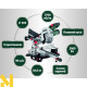 Пила торцювальна Metabo KGS 305 M SET