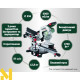 Пила торцювальна акумуляторна Metabo KGS 18 LTX BL 216