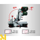 Пила торцювальна акумуляторна Metabo KGS 18 LTX BL 216