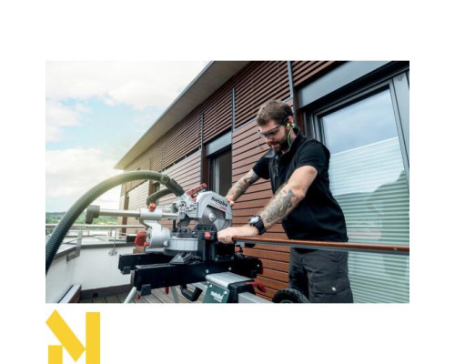 Пила торцювальна акумуляторна Metabo KGS 18 LTX BL 216 (1x 4.0Ah, ASC 55)