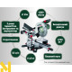 Пила торцювальна акумуляторна Metabo KGS 18 LTX BL 254 (614254810)