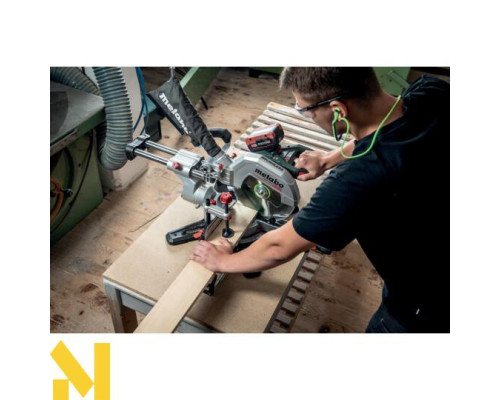 Пила торцювальна акумуляторна Metabo KGS 18 LTX BL 254 (1x 4.0Ah, ASC 55)