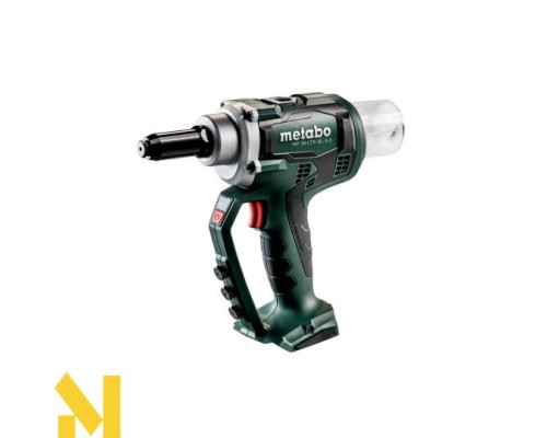 Заклепочник акумуляторний Metabo NP 18 LTX BL 5.0 (без АКБ та ЗП, MetaLoc)