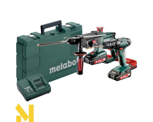 Набір інструментів акумуляторних Metabo Combo Set 2.3.4 18 V