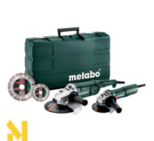 Комплект болгарок Metabo WE 2200-230 + Metabo W 750-125 + 2 диска
