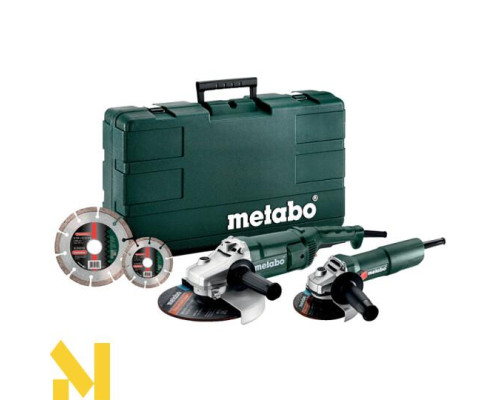 Болгарка METABO WEP 2200-230 + W 750-125 + 2 x Diamond Disc + Case
