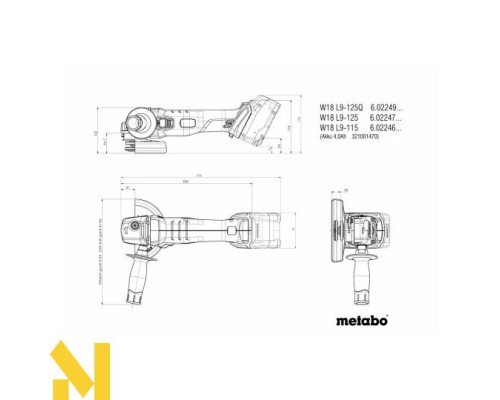 Набір інструментів акумуляторних Metabo Combo Set 2.4.1 18 V