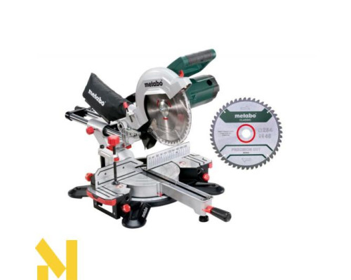 Пила торцювальна Metabo KGS 254 M Set + Диск в подарунок
