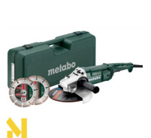 Болгарка (кутова шліфмашина) Metabo WE 2200-230 Set