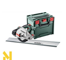 Пила дискова акумуляторна Metabo MKS 18 LTX BL 58 (без АКБ та ЗП + кейс та напрямна шина )