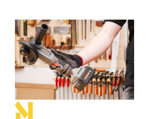 Шліфмашина кутова акумуляторна STHOR 78091